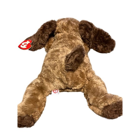 Vintage TY Elvis Dog 17" Brown Tag Included Soft Floppy Ears 1994 - Picture 3 of 10